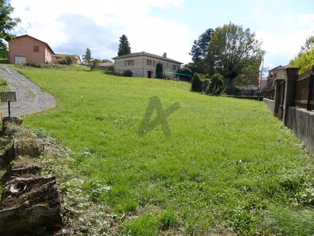 parcelle a batir non viabilisee au centre de ste foy l'argen