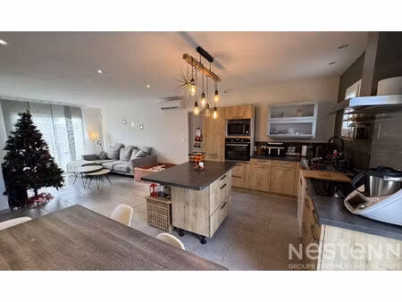 pavillon de plain-pied à vendre à pennautier  90 48 m² habitables sur 507 m² avec garages 