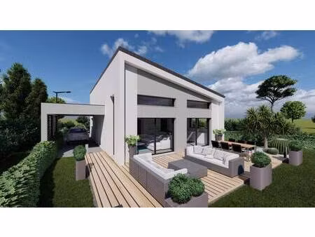terrain avec maison neuve à vendre