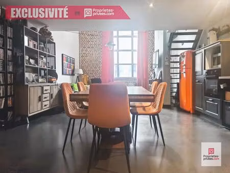 roubaix proche parc barbieux/place du travail  magnifique loft avec 2 chambres  magnifique
