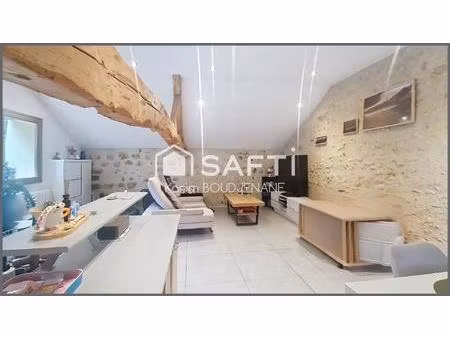 grande pièce à vivre  2 chambres  jardin  parkings