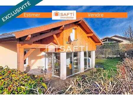 plain-pied moderne  au calme à anthon – clim & chauffage au sol