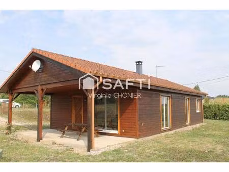 charmante maison ossature bois de 88m2 - terrain de 1493m2