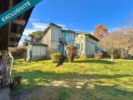 maison pierre/colombage traditionnelle avec dépendance sur grand terrain