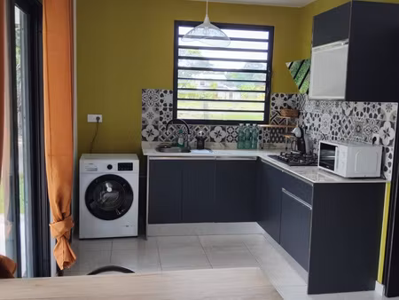 t2 meublé avec jardin