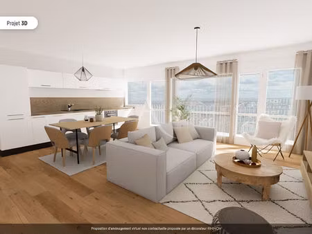 appartement thiais 4 pièces 91 34 m²