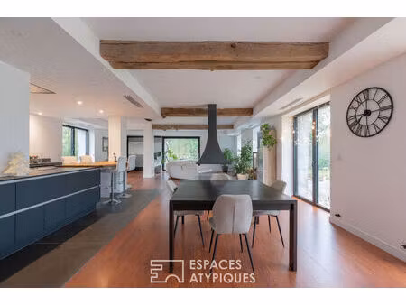 vaste longère contemporaine au coeur de la nature