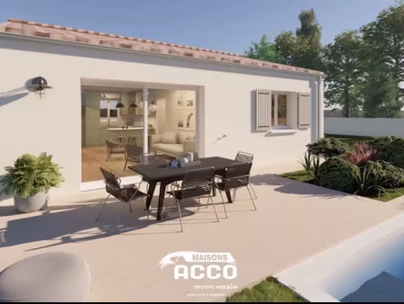 vente maison neuve 5 pièces 60 m² à angliers (17540)  190 000 €