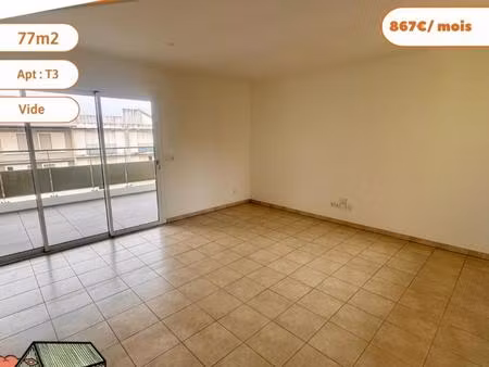 a louer - t3 vide - beausejour