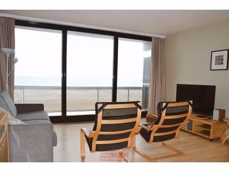 studio met frontaal zeezicht te koksijde