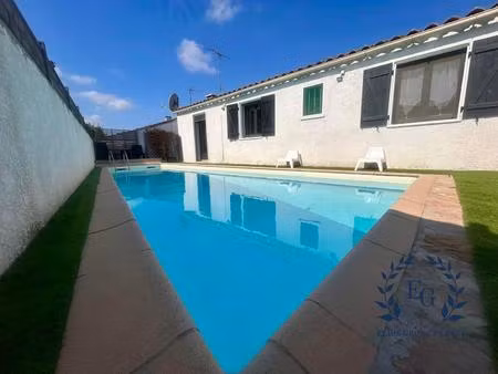 maison 4 chambres 105m2 - garage et piscine