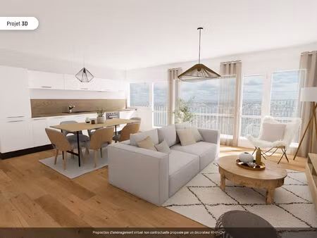 vente appartement 4 pièces  91.34m²  thiais