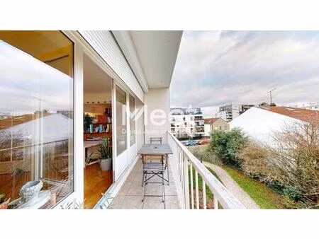 vitry sur seine - côteau-malassis - appartement 5 pièces de 100 m² avec balcons - cave - p