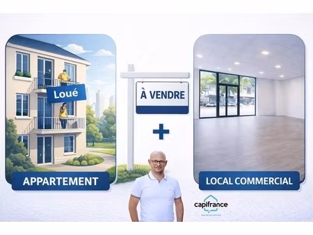 le pont de beauvoisin pour investisseur local commercial et appartement loués