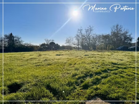 terrain à vendre preignan 1170m2 45 000€