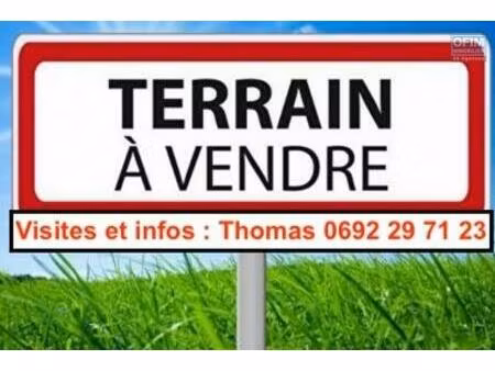 a vendre grand terrain constructible de 1742 m2 à sainte-anne (saint-françois)