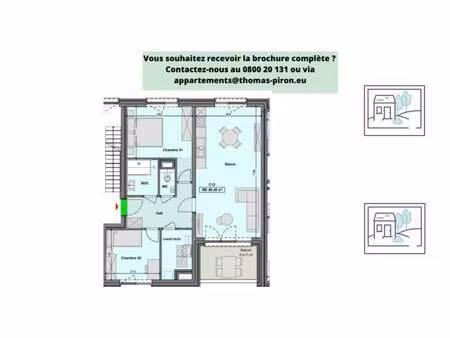 appartement à vendre à rue marguerite depasse 6 gilly (vbd72435)