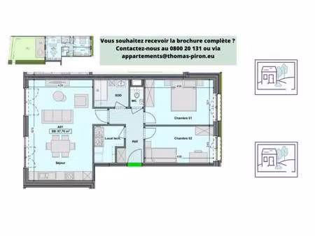 appartement à vendre à rue marguerite depasse 6 gilly (vbd72436)