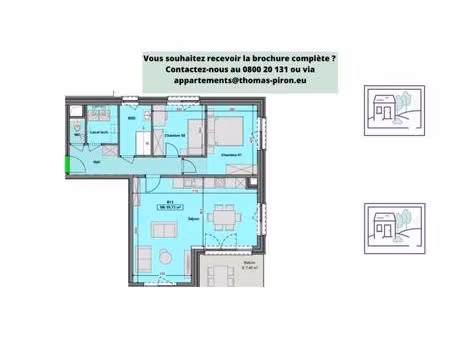 appartement à vendre à rue marguerite depasse 6 gilly (vbd72437)
