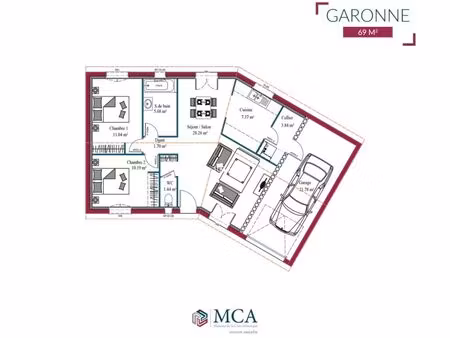 vente maison 3 pièces 113 m² audenge (33980)