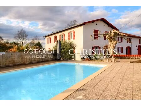 à vendre labets-biscaye - ferme avec piscine vue campagne