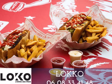 fonds de commerce de restauration rapide avec extraction