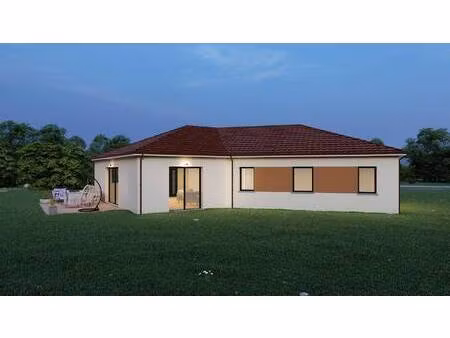 terrain avec maison neuve à vendre