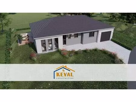 terrain avec maison neuve à vendre