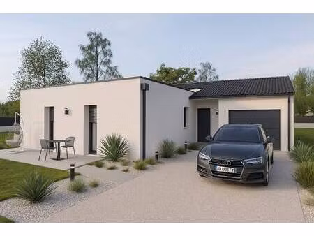 terrain avec maison neuve à vendre