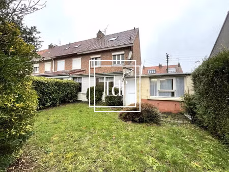 maison mitoyenne 1 côté à vendre  5 pièces - faches-thumesnil 59155