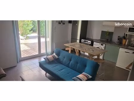 location annuelle meublé avec piscine commune