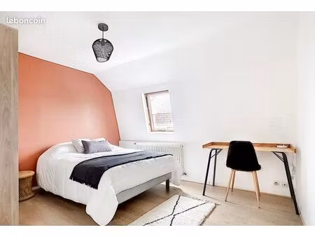 [co-living premium] grande chambre privée (15-20m²) - hyper-centre - rénovation 2026