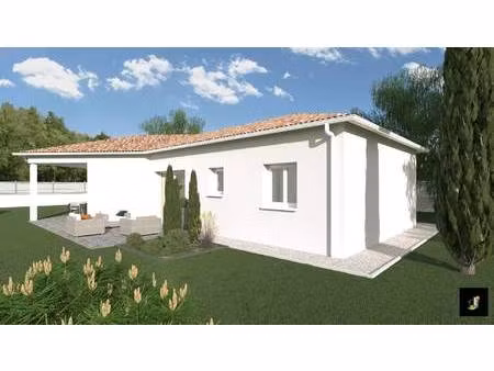 terrain avec maison neuve à vendre