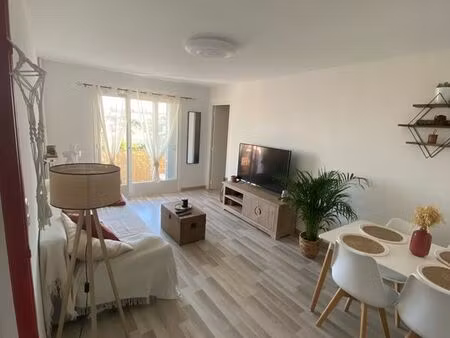 t2 meublé centre antibes plein sud étage élevé 41m2