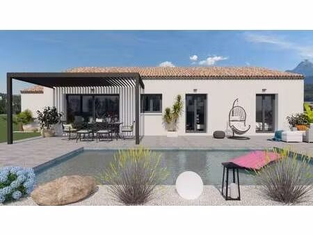 terrain avec maison neuve à vendre