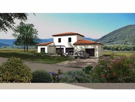 terrain avec maison neuve à vendre