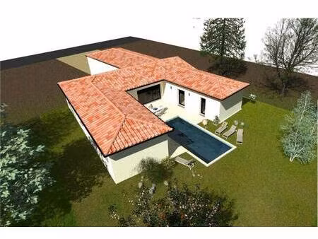 terrain avec maison neuve à vendre