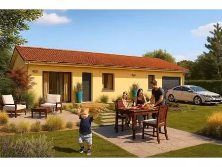 terrain avec maison neuve à vendre