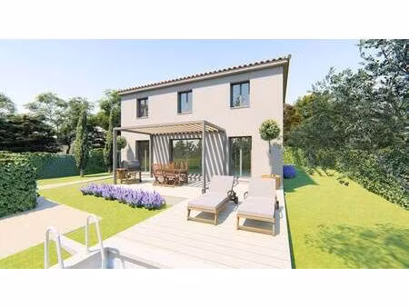 terrain avec maison neuve à vendre