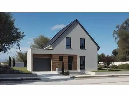 terrain avec maison neuve à vendre