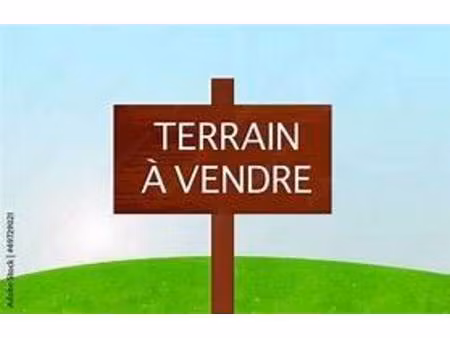 terrain constructible viabilisé à vendre