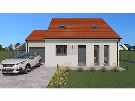 terrain avec maison neuve à vendre