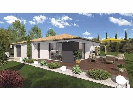 terrain avec maison neuve à vendre