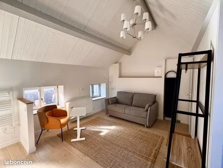 loue studio meuble lumineux  refait à neuf avec prestations de qualité