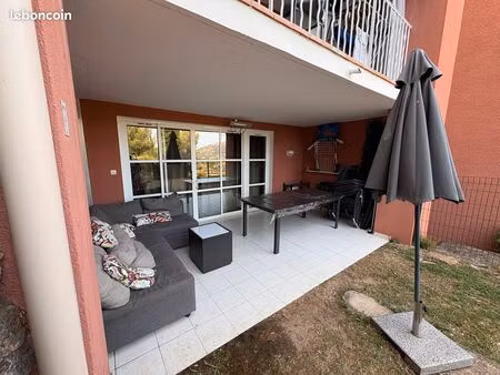 appartement 32m2 rez de jardin cloturé