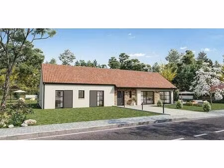 terrain avec maison neuve à vendre