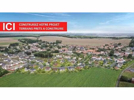 terrain constructible viabilisé à vendre