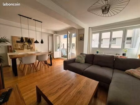 t3 lumineux 66m2 + balcon pte d'asnières + parking en option