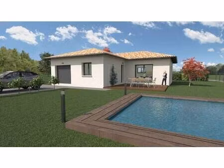 terrain avec maison neuve à vendre
