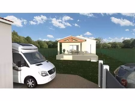 terrain avec maison neuve à vendre